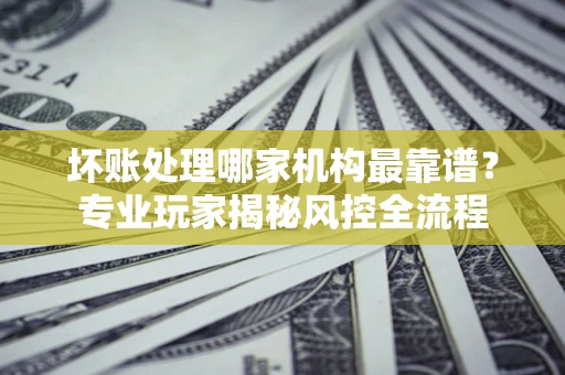 北京坏账处理哪家机构最靠谱？专业玩家揭秘风控全流程