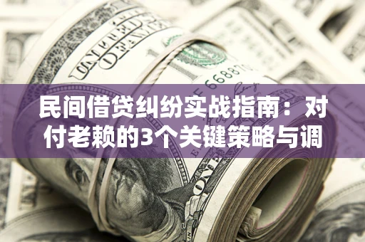 北京民间借贷纠纷实战指南：对付老赖的3个关键策略与调解盲区解析