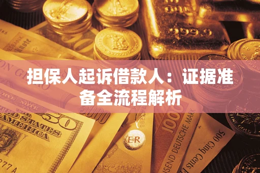北京担保人起诉借款人：证据准备全流程解析