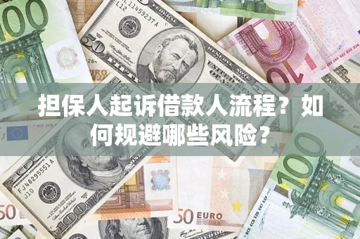北京担保人起诉借款人流程？如何规避哪些风险？