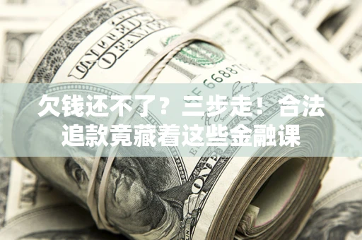 北京欠钱还不了？三步走！合法追款竟藏着这些金融课